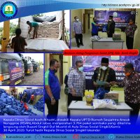 Pemkab Aceh Singkil menerima 3.764 paket sembako dari Pemerintah Aceh